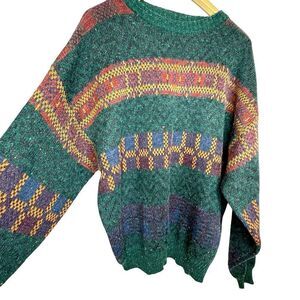 Vintage PETER JON Clothing Brand Oversized Fit Men’s Multicolor Crewneck Size XL